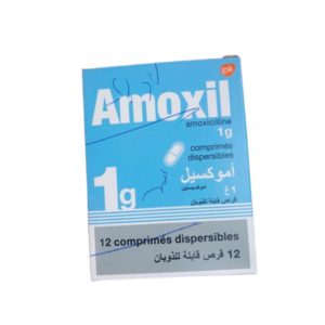 أموكسيل 1 غرام أقراص (AMOXIL 1 g, boîte de 12 comprimés)