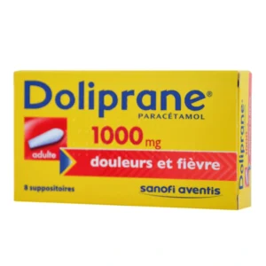 دوليبران 1 غ تحاميل (DOLIPRANE 1 g suppositoire)