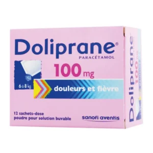 دوليبران 100 ملغ أكياس (DOLIPRANE 100 mg sachet)