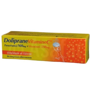 دوليبران فيتامين C 500 ملغ (DOLIPRANE Vitamine C 500 mg)