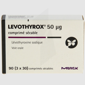 LEVOTHYROX 50 µg, Comprimé sécable