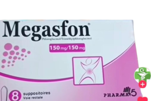 ميغاسفون 150 ملغ / 150 ملغ تحميلة (Megasfon suppositoire) دواء