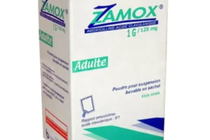 زاموكس 1 غ / 125 ملغ أكياس (Zamox 1 g / 125 mg sachet, boîte de 12)